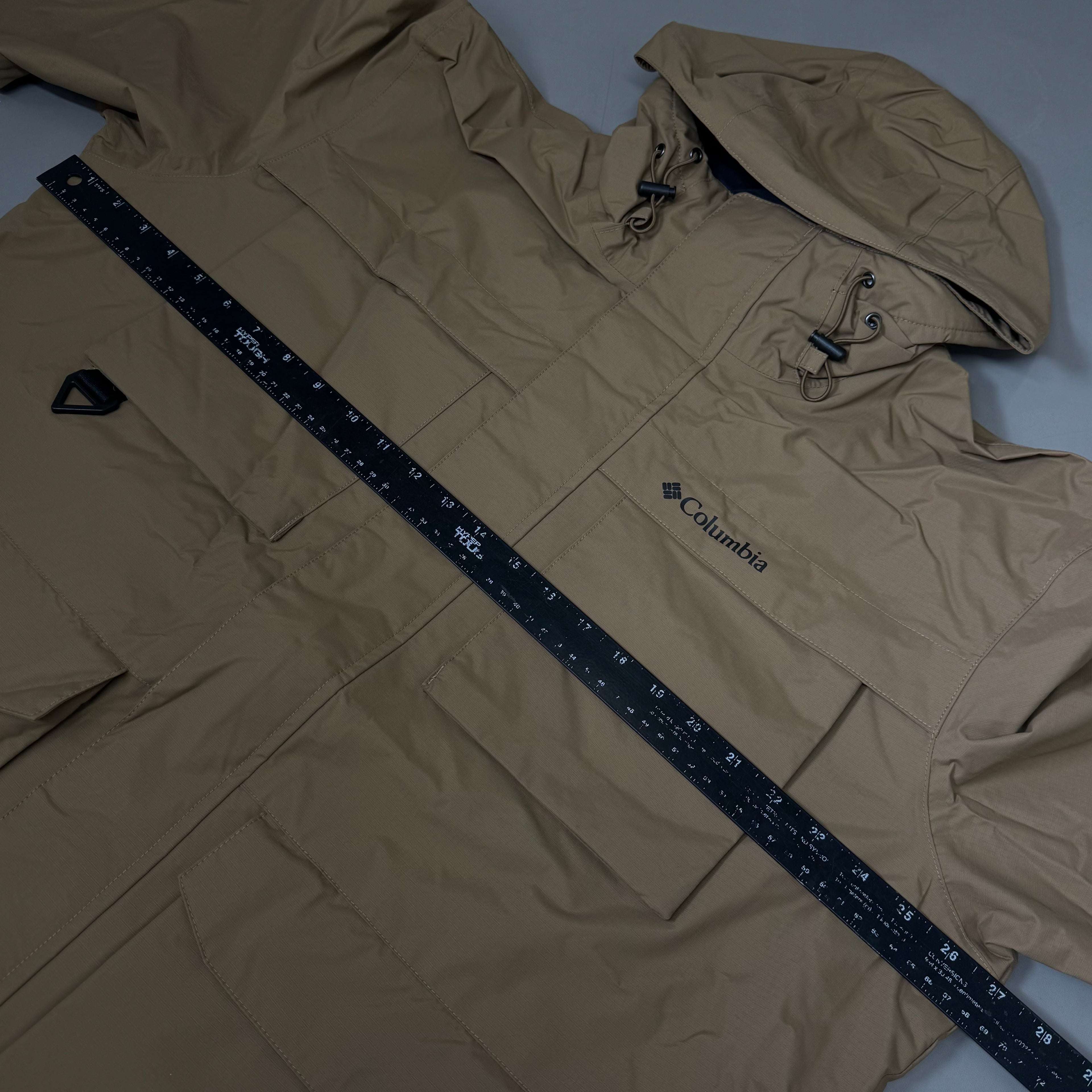 COLUMBIA Waterproof Breathable Landroamer Jacket Men's Sz XL Delta WM2778-257