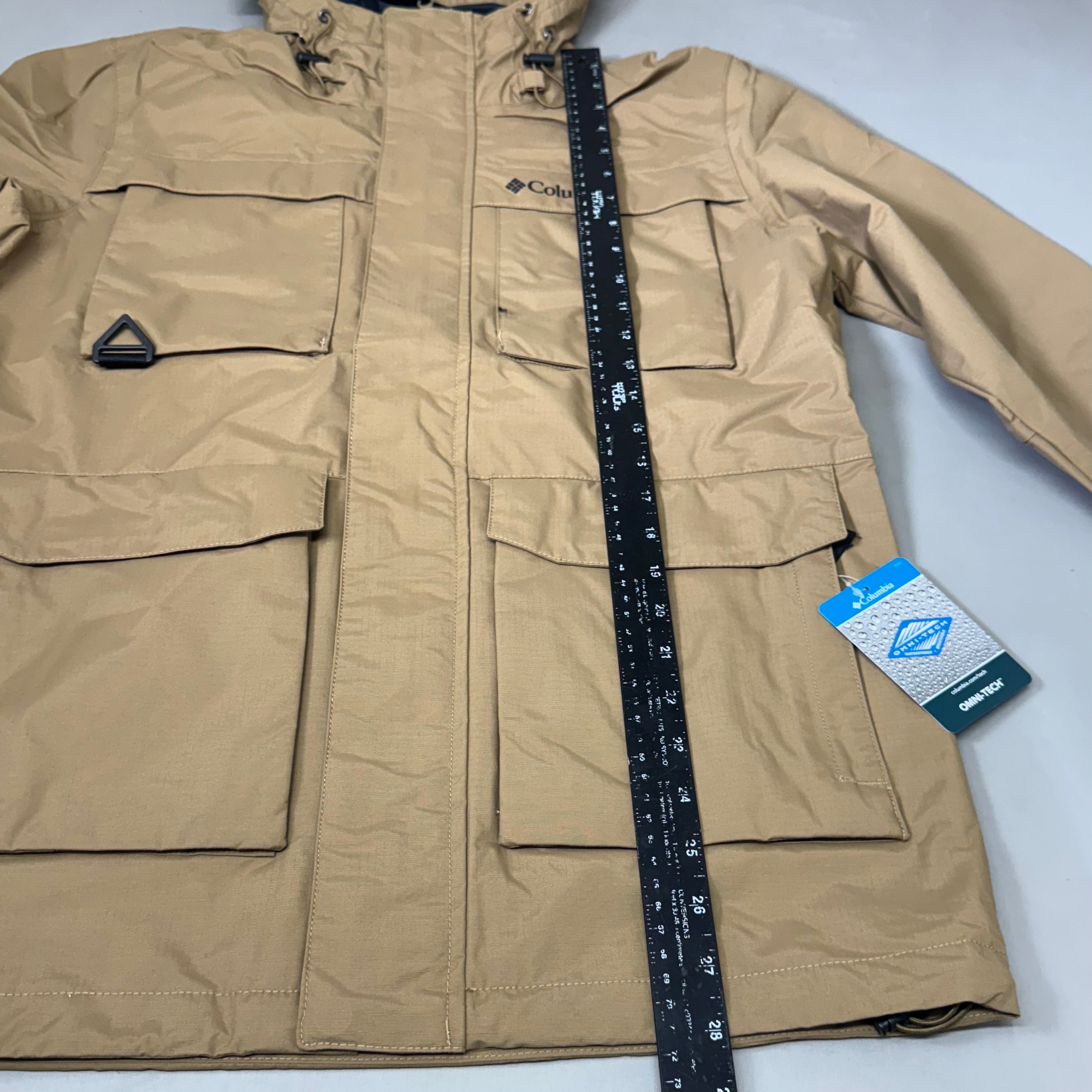 COLUMBIA Waterproof Breathable Landroamer Jacket Men's Sz XL Delta WM2778-257