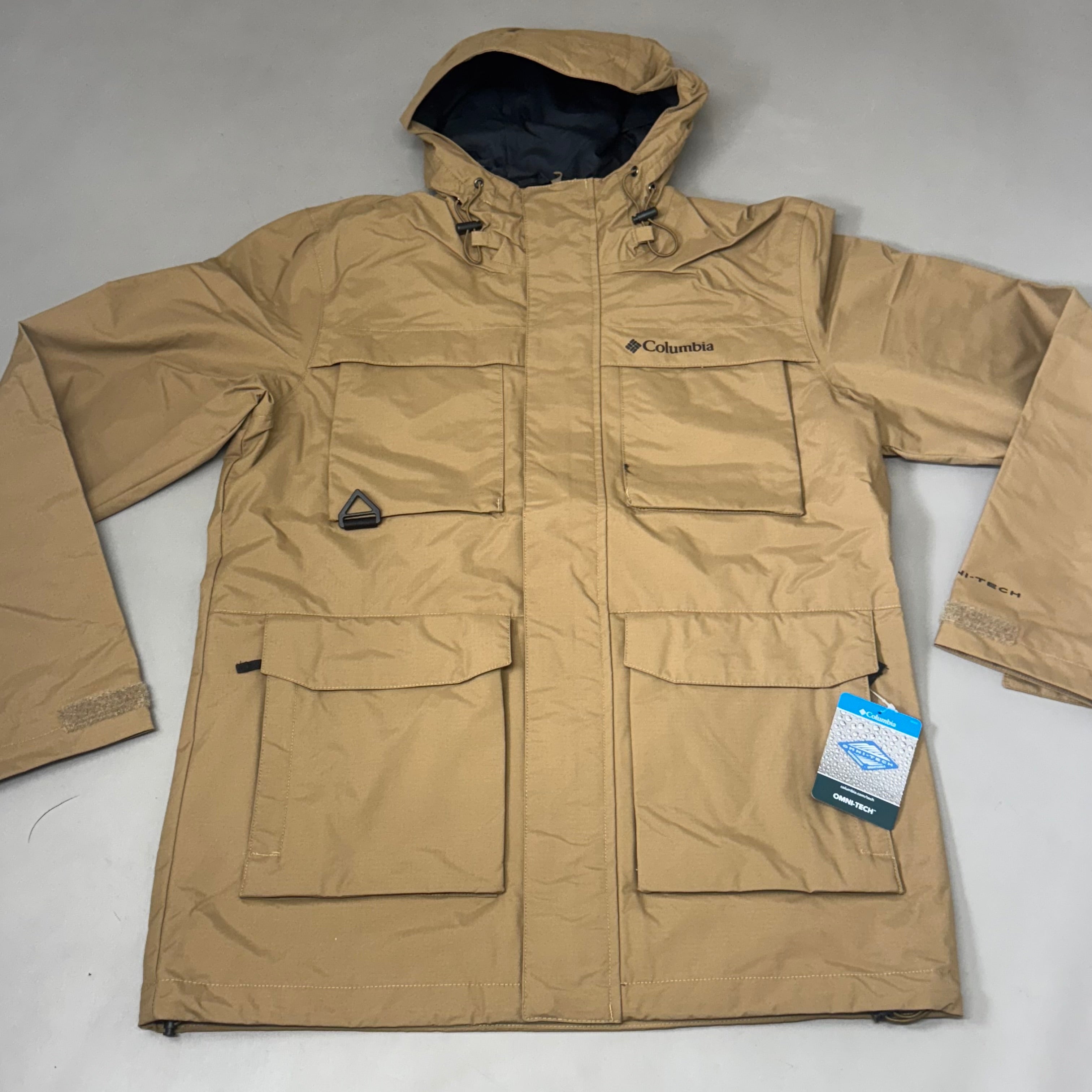 COLUMBIA Waterproof Breathable Landroamer Jacket Men's Sz XL Delta WM2778-257