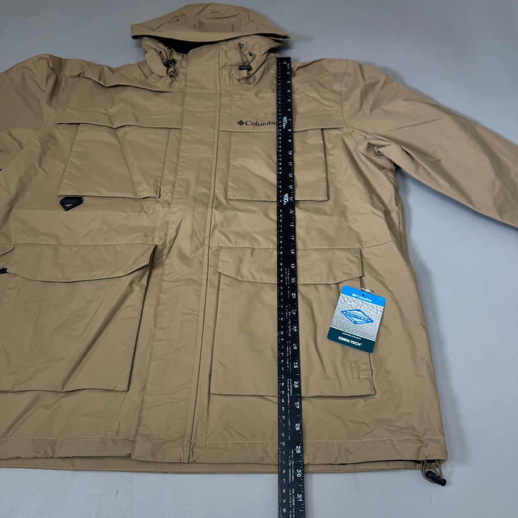 COLUMBIA Waterproof Breathable Landroamer Jacket Men's Sz XL Delta WM2778-257